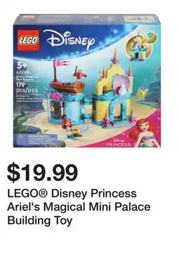 Five Below LEGO Disney Princess Ariel's Magical Mini Palace Building Toy offer