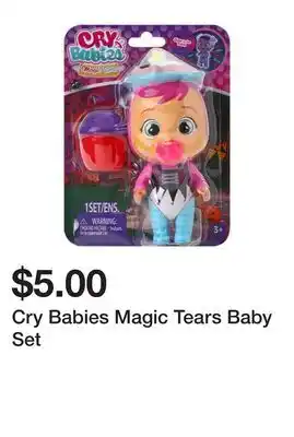 Five Below Cry Babies Magic Tears Baby Set offer