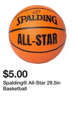Five Below Spalding All-Star 29.5in Basketball offer