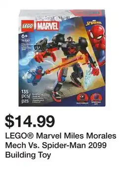 Five Below LEGO Marvel Miles Morales Mech Vs. Spider-Man 2099 Building Toy offer