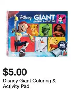 Five Below Disney Giant Coloring & Activity Pad offer