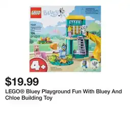 Five Below LEGO Bluey Playground Fun With Bluey And Chloe Building Toy offer