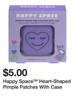 Five Below Happy Space Heart-Shaped Pimple Patches With Case offer