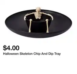 Five Below Halloween Skeleton Chip And Dip Tray offer