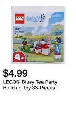 Five Below LEGO Bluey Tea Party Building Toy 33-Pieces offer
