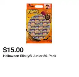 Five Below Halloween Slinky Junior 50-Pack offer