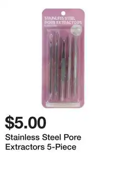Five Below Stainless Steel Pore Extractors 5-Piece offer