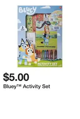 Five Below Bluey Activity Set offer