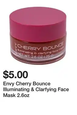Five Below Envy Cherry Bounce Illuminating & Clarfying Face Mask 2.6oz offer