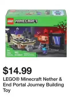 Five Below LEGO Minecraft Nether & End Portal Journey Building Toy offer
