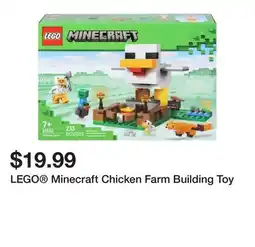 Five Below LEGO Minecraft Chicken Farm Building Toy offer
