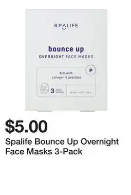 Five Below Spalife Bounce Up Overnight Face Masks 3-Pack offer