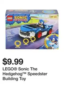 Five Below LEGO Sonic The Hedgehog Speedster Building Toy offer