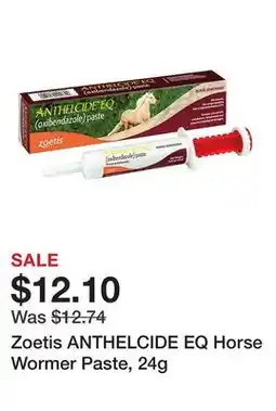 Tractor Supply Company Zoetis ANTHELCIDE EQ Horse Wormer Paste offer
