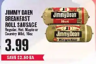 Jimmy Dean breakfast roll sausage
