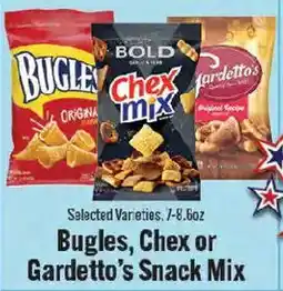Market Basket Bugles, Chex or Gardetto's Snack Mix offer