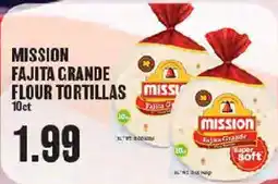 Market Basket Mission fajita grande flour tortillas offer