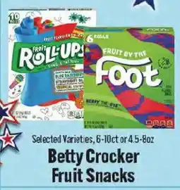 Market Basket Betty Crocker Fruit Snacks offer