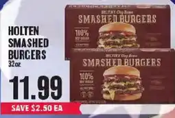 Market Basket Holten smashed burgers offer