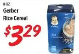 Rouses Gerber rice cereal offer
