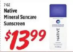 Rouses Native Mineral Sunscreen offer
