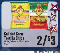 Market Basket Calidad Corn Tortilla Chips offer