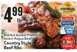 Market Basket Market Basket Premium Select Angus Beef Country Style Beef Ribs offer