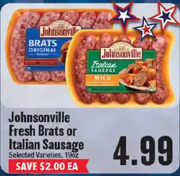 Market Basket Johnsonville fresh brats or italian sausage offer