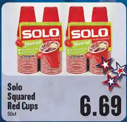 Market Basket Solo Squared Red Cups offer