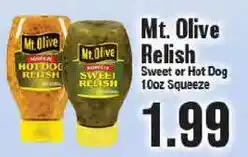 Market Basket Mt. Olive Relish offer