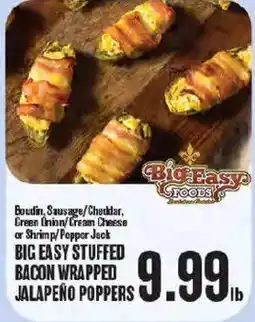 Market Basket Big Easy Foods big easy stuffed bacon wrapped jalapeno poppers offer