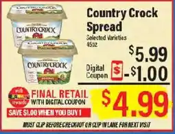 Market Basket Country Crock Spread offer