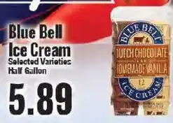 Market Basket Blue bell ice cream offer