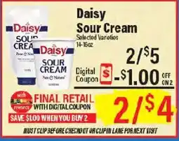 Market Basket Daisy sour cream offer