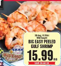 Market Basket Big Easy peeled gulf shrimp offer