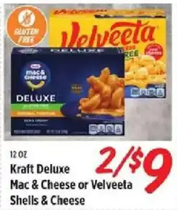 Rouses Kraft Deluxe Mac & Cheese or Velveeta Shells & Cheese offer