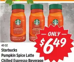 Rouses Starbucks Pumpkin Spice Latte offer