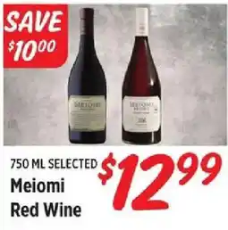 Rouses Meiomi Red Wine offer