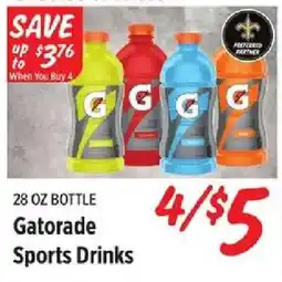 Rouses Gatorade Sports Drinks offer