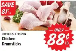 Rouses Previously Frozen Chicken Drumsticks offer