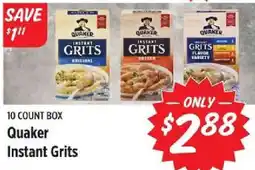 Rouses Quaker Instant Grits offer