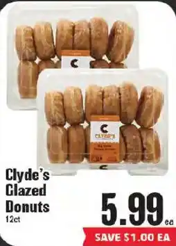 Market Basket Clyde's Glazed Donuts offer