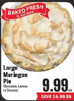 Market Basket Large Meringue Pie offer
