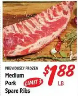 Rouses Medium Pork Spare Ribs offer