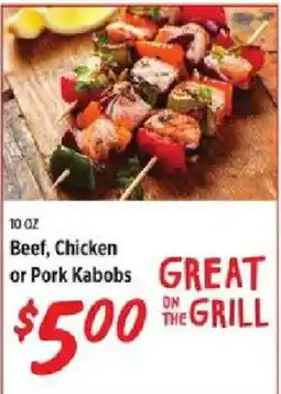 Rouses Great on the Grill Beef, Chicken or Pork Kabobs offer