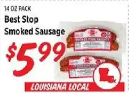 Rouses Best Stop Smoked Sausage offer