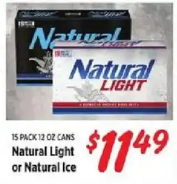 Rouses Natural Light or Natural Ice offer