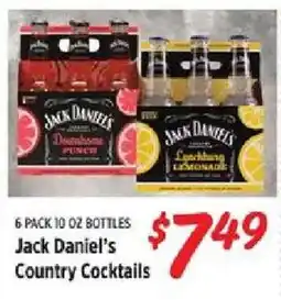 Rouses Jack Daniel's Country Cocktails offer