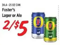 Rouses Foster's Lager or Ale offer