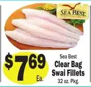 Sellers Bros Sea Best Clear Bag Swai Fillets offer